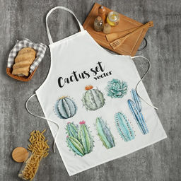 Фартук Этель Cactus 60 х80см, 100% п/э