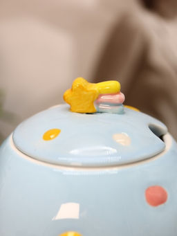 Кружка Cat fireworks, blue (430 ml)