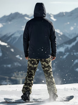 Горнолыжный костюм мужской зимний темно-синего цвета 02412TS - Mtforce фото 5