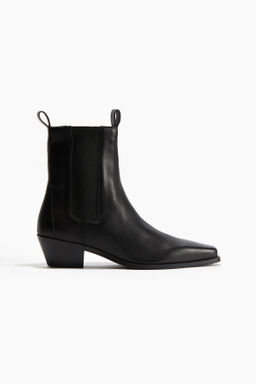 Botines de piel