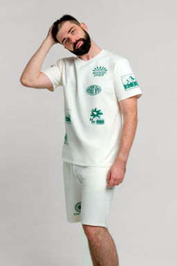 Арт. 63610 Комплект с шортами мужской 48-56 (5 шт) Цвет:верх-молочный, низ-молочный - Идеал фото 13