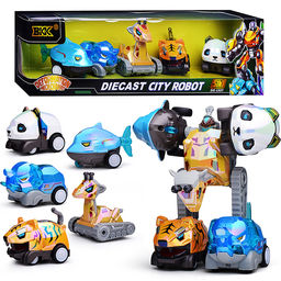 Робот "Зверобот" трансформирующийся, в коробке