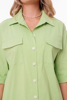 NOBBY, Рубашка 009-221/2 (светлый лайм) фото 6