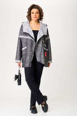 Пальто Michel Chic 360/1 графит  фото 9