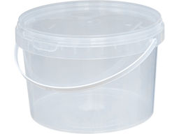 Ведро 2,25л с крышкой прозрачное Х4679602, Емкости Партнер