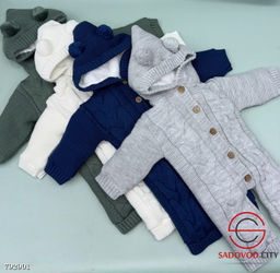 Вязаный детский комбинезон на меху - Bruno фото 2