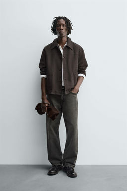 TEXTURED OVERSHIRT WITH POCKETS