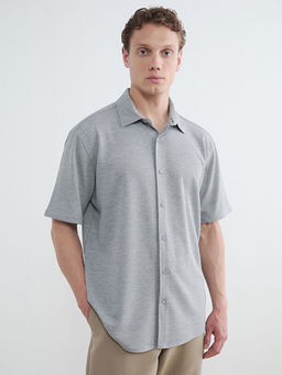 Regular Fit Erkek Dokulu G?mlek