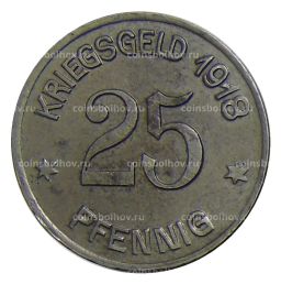 25 пфеннигов 1918 года Германия  Нотгельд Кобленц