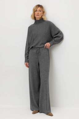 ЕВ 444/ш/тем.серый меланж брюки жен