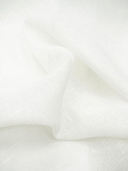 Лен декоративный Сетка цв.Белый, ш.1.5м, лен-100%, 175гр/м.кв. - Купава фото 2