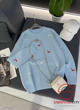 Теплая кофта с таксами - Bruno фото 8