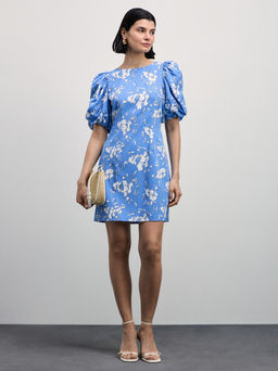 Короткое платье с объемными рукавами / Zarina