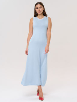 Платье женское ZZ-03005 l.blue/white