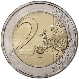 Монета 2 евро 2021 года Португалия Председательство Португалии в Совете ЕС