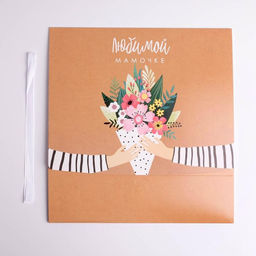 Коробка складная подарочная Любимой маме, 31 24.5 8 см - Дарите счастье фото 5