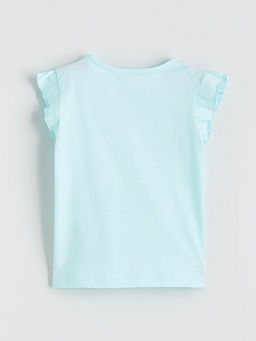 Bisiklet Yaka K?z ?ocuk Ti??rt