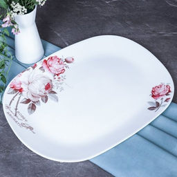 Столовый набор 41 предмет квадратный / 41/1186555957513595220 (6916) /уп 1/ серия Чайная роза - Галеонтрейд фото 14