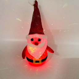 Елочная игрушка - Дед Мороз 20 см 12 шт в уп (свет) (арт. 6210-10)