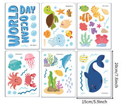 Наклейка интерьерная виниловая Морские обитатели - Home фото 6