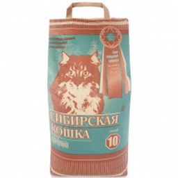 Наполнитель Сибирская Кошка ЛЕСНОЙ 10 л древесные гранулы 00023729