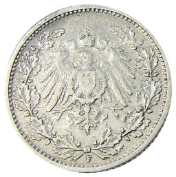 1/2 марки 1906 года F Германия