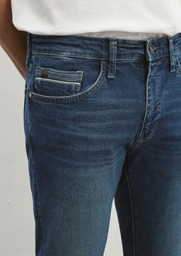 Jake Mavi Pro Golgeli Indigo Mavi Jean Pantolon фото 6