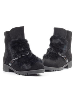 04-907E-7Y1 8J43M Ботинки зимние женские (натуральная замша, натуральный мех)