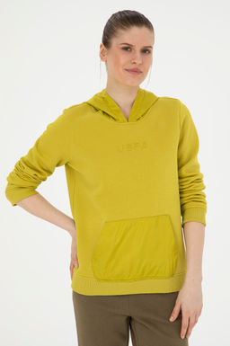 Женский свитшот фисташкового зеленого цвета - U.s. polo assn фото 3