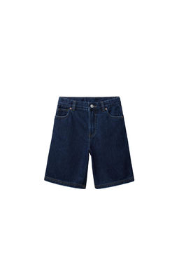 BERMUDA DENIM RELAXED BAGGY / ?ndigo - Zara фото 7