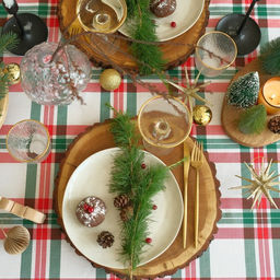Скатерть Этель Нoliday decoration 149х180см, 100% хлопок, репс 210 г/м2  фото 3