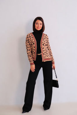 Martichelli Кардиган бежевый с пятнышками фото 8