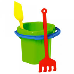 Игрушка "Песочный набор №102": ведро "Цветок" 0,3л, грабли, совок, полипропилен, в сетке, "Stellar" (Россия) Игрушка "Песочный набор №102": ведро "Цветок" 0,3л, грабли, совок, полипропилен, в сетке, "Stellar" (Россия)