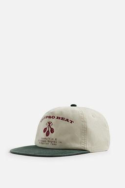 FLAT PEAK PRINTED CAP