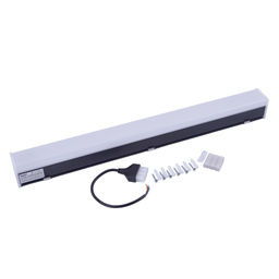 ULO-N10A-20W/4000K/L60 IP40 BLACK Светильник линейный светодиодный подвесной. Прямой, 60см. Белый свет (4000K). 2000Лм. Алюминий. Цвет черный. TM Uniel