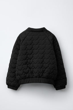QUILTED BOMBER JACKET WITH HEARTS - Zara фото 5