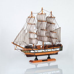Макет парусного корабля 33х32 см / SH234G /уп 18/ - Галеонтрейд фото 3