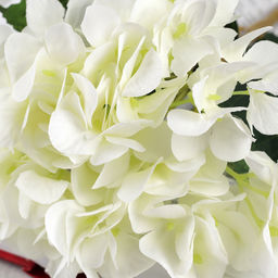 Цветок искусственный Гортензия 43 см белая / WN-36 /уп 150/600/ - Галеонтрейд фото 6