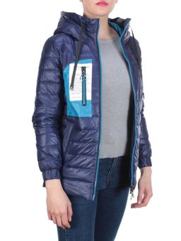 D001 DARK BLUE Куртка демисезонная женская (100 гр. синтепон)