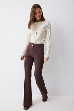 Брюки LYUSHe 4222-Р коричневый