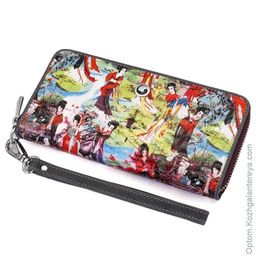 Женский кожаный кошелек на молнии Sergio Valentini СВ 8138-2023