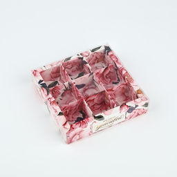 Цена за 5 шт. Коробка под 9 конфет с ячейками «Для самой красивой», 14.5×14.5×3 см