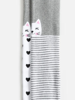 ACOOLA / Колготки детские Zabele25 серый меланж  фото 3