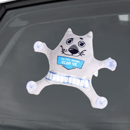 Автоигрушка Ты это, звони, если чо, волк, на присосках, с картой для номера телефона - Milo toys фото 2