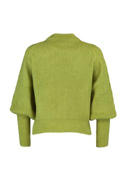 Yesil Yumusak Dokulu Sac Orgulu Triko Kazak TWOAW21KZ0109 - Trendyolmilla фото 6