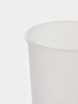 Цена за 2 шт. Стаканы одноразовые Bubble cup, набор 10 шт., 650 мл, d=9 см, h=18 см, пластик, матовые, прозрачные