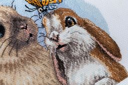 Klart набор для вышивания 8-522 Пушистые друзья 17.5 х 19 см