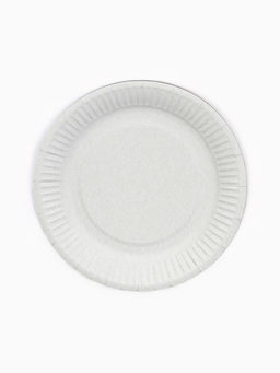 Цена за 12 шт. Тарелка одноразовая бумажная «Сиреневые цветы», 23 см