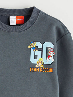 Paw Patrol Bask?l? Erkek ?ocuk Kal?n Sweatshirt