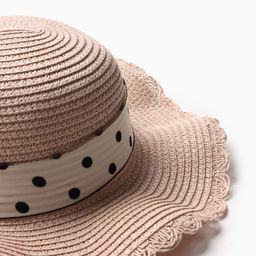 Шляпа для девочки «Леди» MINAKU, размер 52, розовая